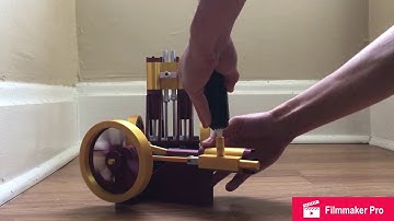 3D printed steam engines running on air