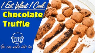 Chocolate Truffle Recipe | Chocolate Dessert | Cocoa Milk | IEWICOOK