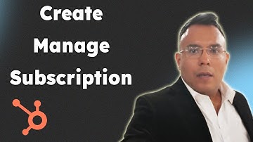 Quick Guide Create and Manage Subscription Types HubSpot 2025
