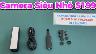 Camera S199 Ngụy Trang Cúc Áo Bán Chạy Nhất , Camera Siêu Nhỏ Không Dây Xem Trên Điện Thoại Từ Xa