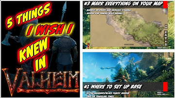 5 BEGINNER Tips For VALHEIM | NO SPOILERS | THINGS THEY DONT TELL YOU