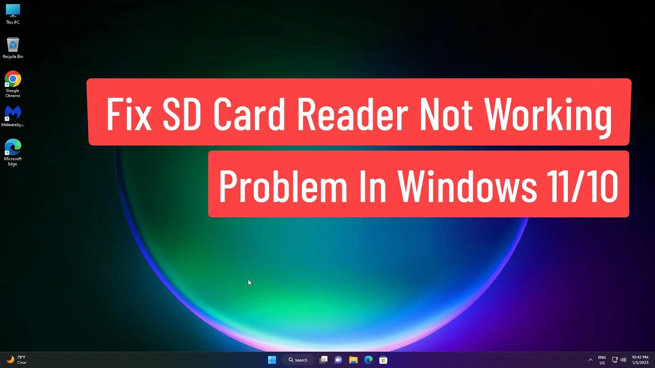 Kvittering vaskepulver Regeneration Fix SD Card Reader Not Working Problem In Windows 11/10 - YouTube