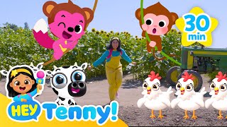 Tenny Learns about Animals | Farm Animals | Nursery Rhymes | Hey Tenny!