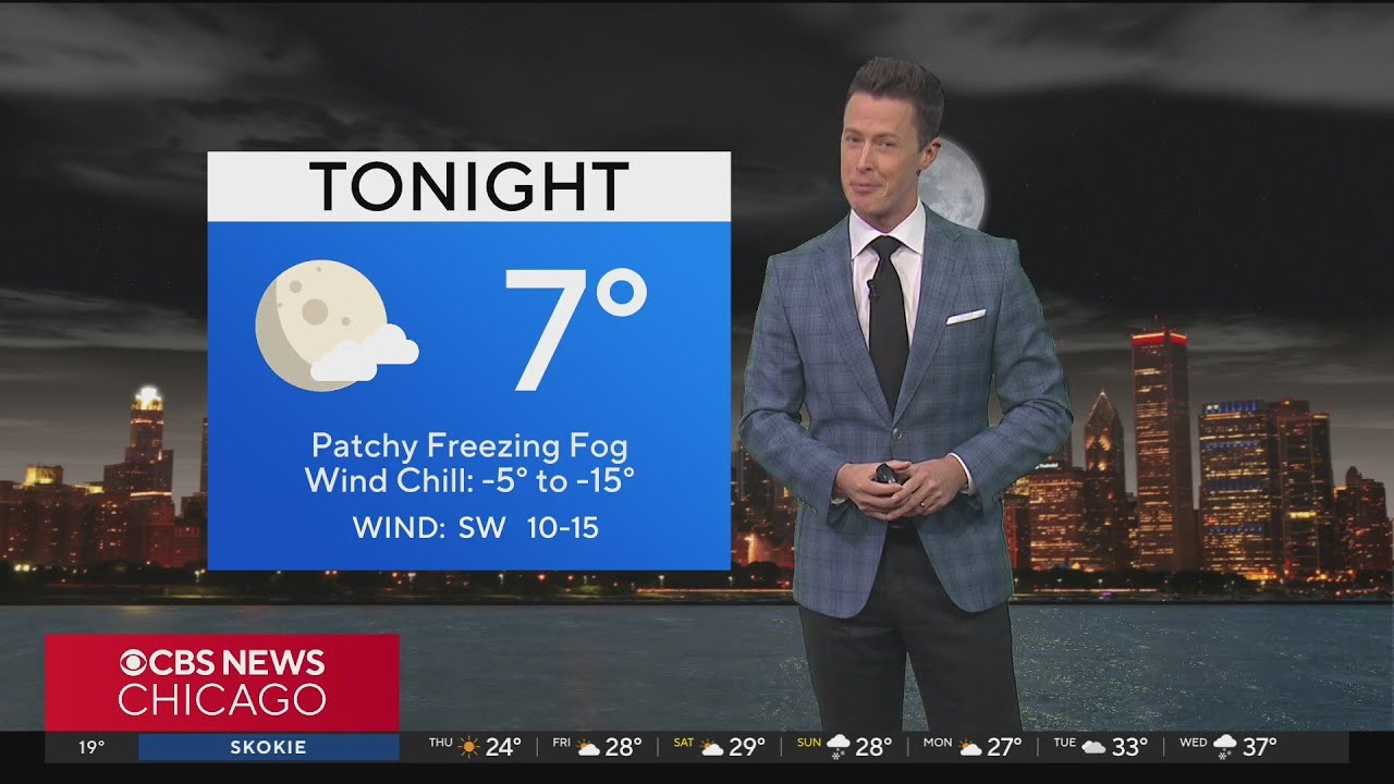 Chicago weather: Bitter cold with wind chills well below zero - YouTube