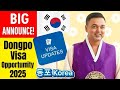 South Korea Immigration Update Big Announcement for Dongpo 동포 | Legal Visa Opportunity 🇰🇷