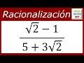 RACIONALIZACIÓN MEDIANTE CONJUGACIÓN - Ejercicio 3