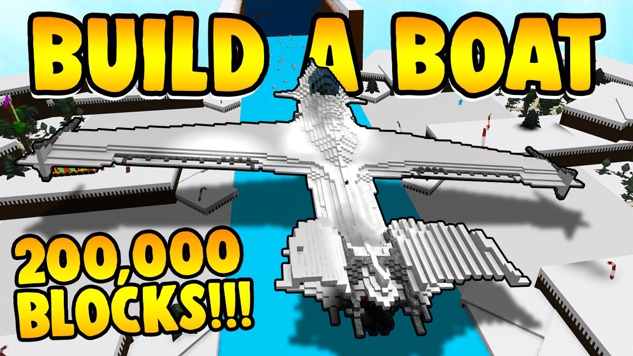 Build A Boat Biggest Jet In The Game Youtube - shooter chillthrill709 roblox