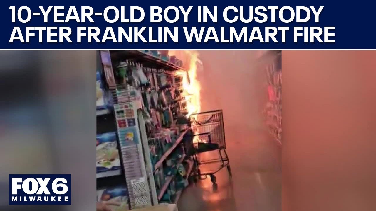 Walmart fire, 10-year-old boy taken into custody | FOX6 News Milwaukee