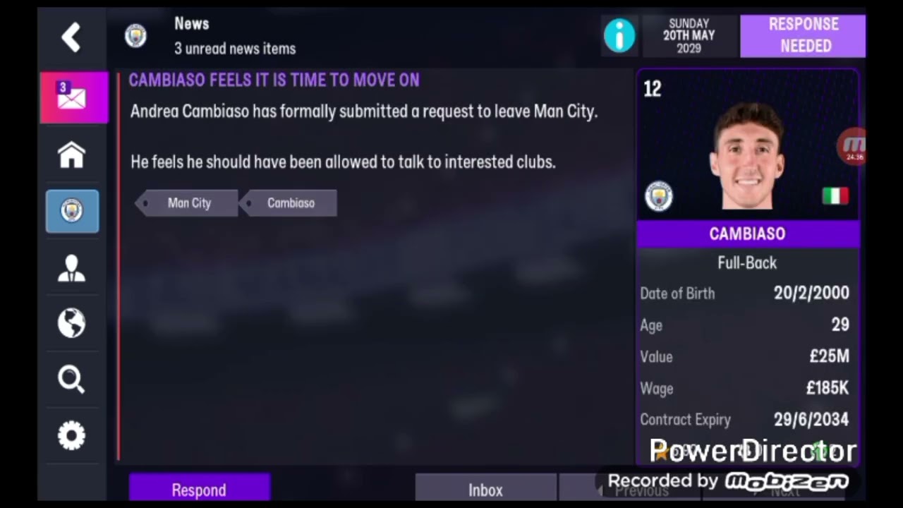 Football Manager 2026 Mobile Gameplay : Manchester City Superb Career Mode #40