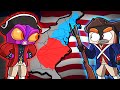 America vs British - AMERICAN REVOLUTION MAP WARS! (Minecraft)