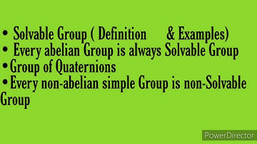 Solvable group|| Examples ||every abelian group is solvable || lecture 2