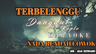 TERBELENGGU || NADA RENDAH COWOK | KARAOKE DANGDUT KOPLO ( Layla karaoke )
