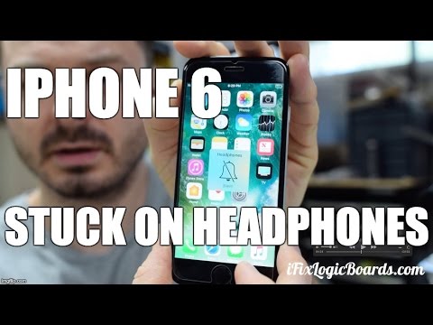 iPhone 6 stuck on headphones logic board repair