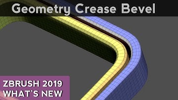 040 ZBrush Geometry Crease Bevel