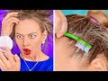 HANDY HAIR HACKS FOR EVERY GIRLS TROUBLE || Simple Beauty Tips by 123 Go! Genius