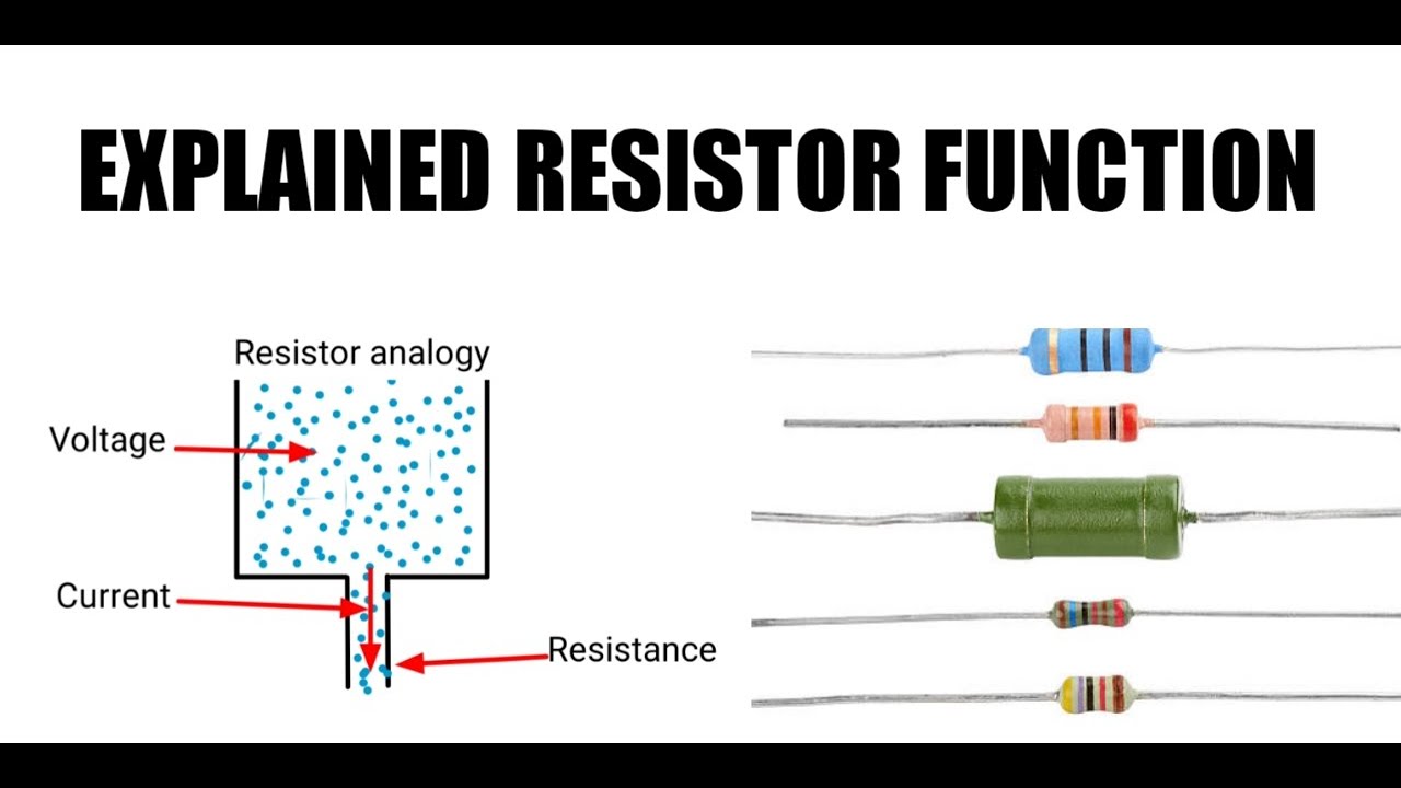 What is the purpose of a resistor in a circuit?