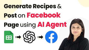 How to Generate Recipes & Post on Facebook Page using AI Agent