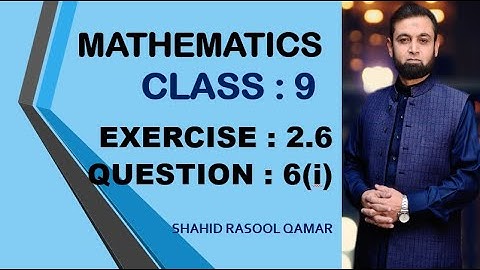 MATHEMATICS, CLASS 9, EXERCISE 2.6 , QUESTION 6(i) , COMPLEX NUMBERS