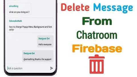 Delete message from Chatroom (Sketchware)
