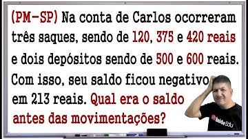 QUESTÃO DE CONCURSO - PM SP - VUNESP - NÚMEROS INTEIROS | Prof Robson Liers | Mathematicamente