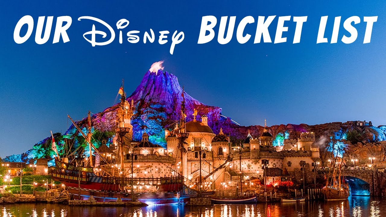 Our Disney Bucket List! Rides, Experiences & More! YouTube