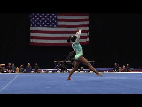 Simone Biles Floor Exercise 2018 U S Gymnastics Championships