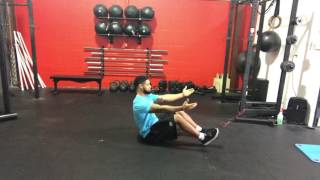 Seated Lean Backs (Leg Up)