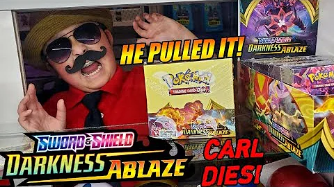 EARLY DARKNESS ABLAZE BOOSTER BOX! CARL PULLED IT IN THE FIRST BOX! New Pokemon Cards Opening!