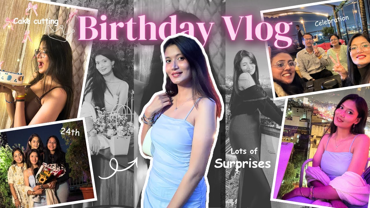 ⭐ My 24th Birthday Vlog 🎉 Midnight Surprise, Decor & Gifts