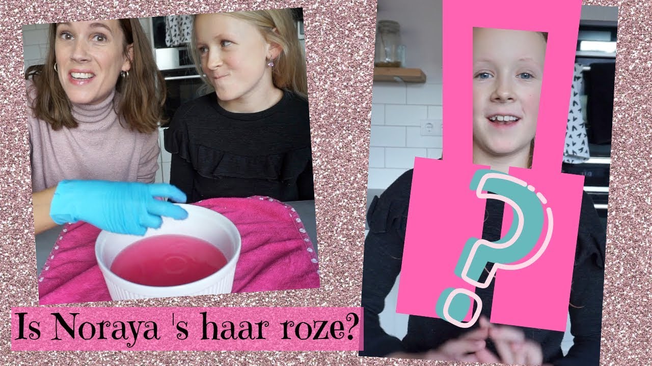 HAAR VERVEN MET CREPEPAPIER NORAYA'S HAAR ROZE VERVEN DIY YouTube