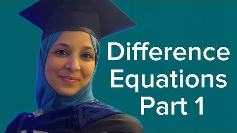 🌿Difference Equations part 1🌿