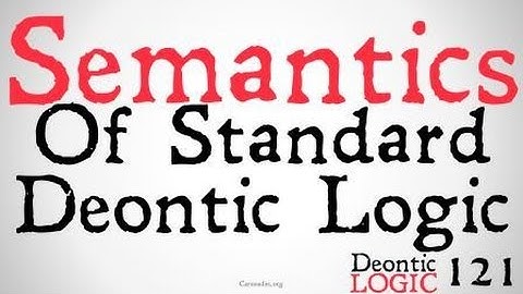 The Semantics of Standard Deontic Logic