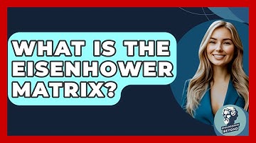 What Is The Eisenhower Matrix? - Philosophy Beyond