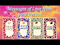 💖Messages of Love from Your Person💖Channeled Love Letter💗Pick a card💫