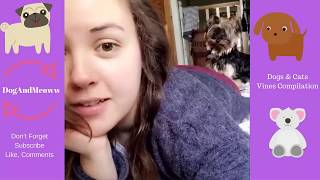 Funny Girl Playing With Cute Dog Dogs Compilation Moments