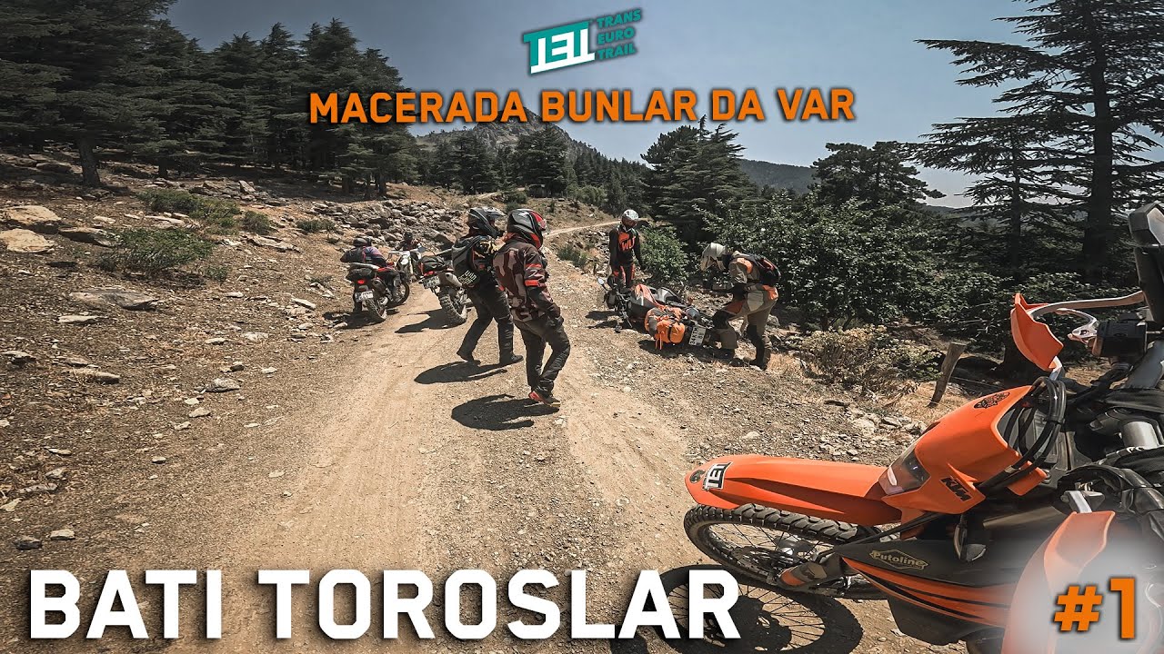 9 Motosiklet Düşe Kalka Toroslar ! | Batı Toroslar TET 1
