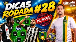 THE ATTACK WILL DECIDE THE ROUND! Cartola FC 2026 Round 28 Tips