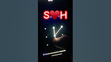 S H new Lock Screen Pattern #viralvideo #lockscreen #tiktok #love