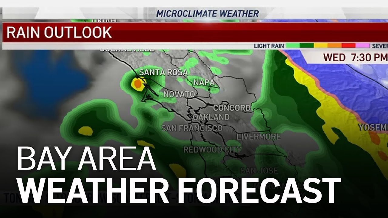 Bay Area Forecast: Rain & Thunderstorm Chances - YouTube