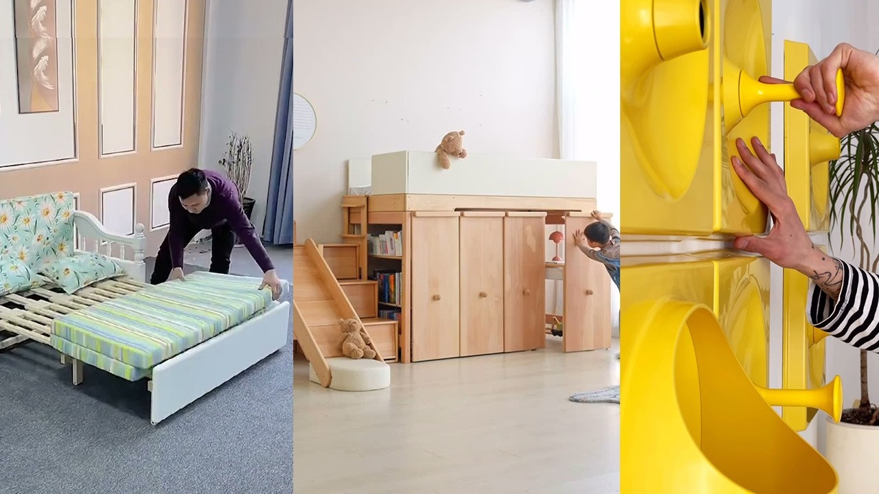 Smart Space Saving Furniture Design - YouTube - Space Saving Furniture Hacks