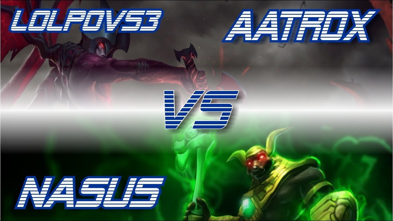 lolpov aatrox vs nasus top league of legends live commentary