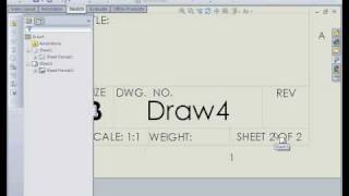 solidworks 2009 training Drawing