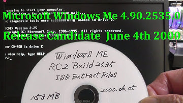 Windows Me RC2 Build 2535