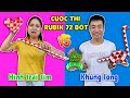 Cuộc chiến xoay Rubik rắn khổng lồ 72 đoạn vs Rubik rắn 24 đoạn... Loại nào xịn xò hơn???