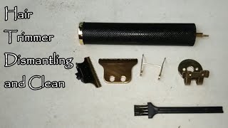 Vintage T9 Trimmer, take off a trimmer head and cleaning. Here's how.