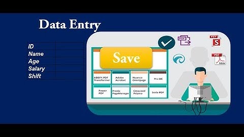 Data Entry Software in Excel using Macro Hindi/Urdu