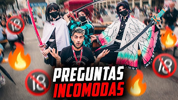 PREGUNTAS INCOMODAS A OTAKUS EN EL MANGA BARCELONA PARTE #2 🔥🔞