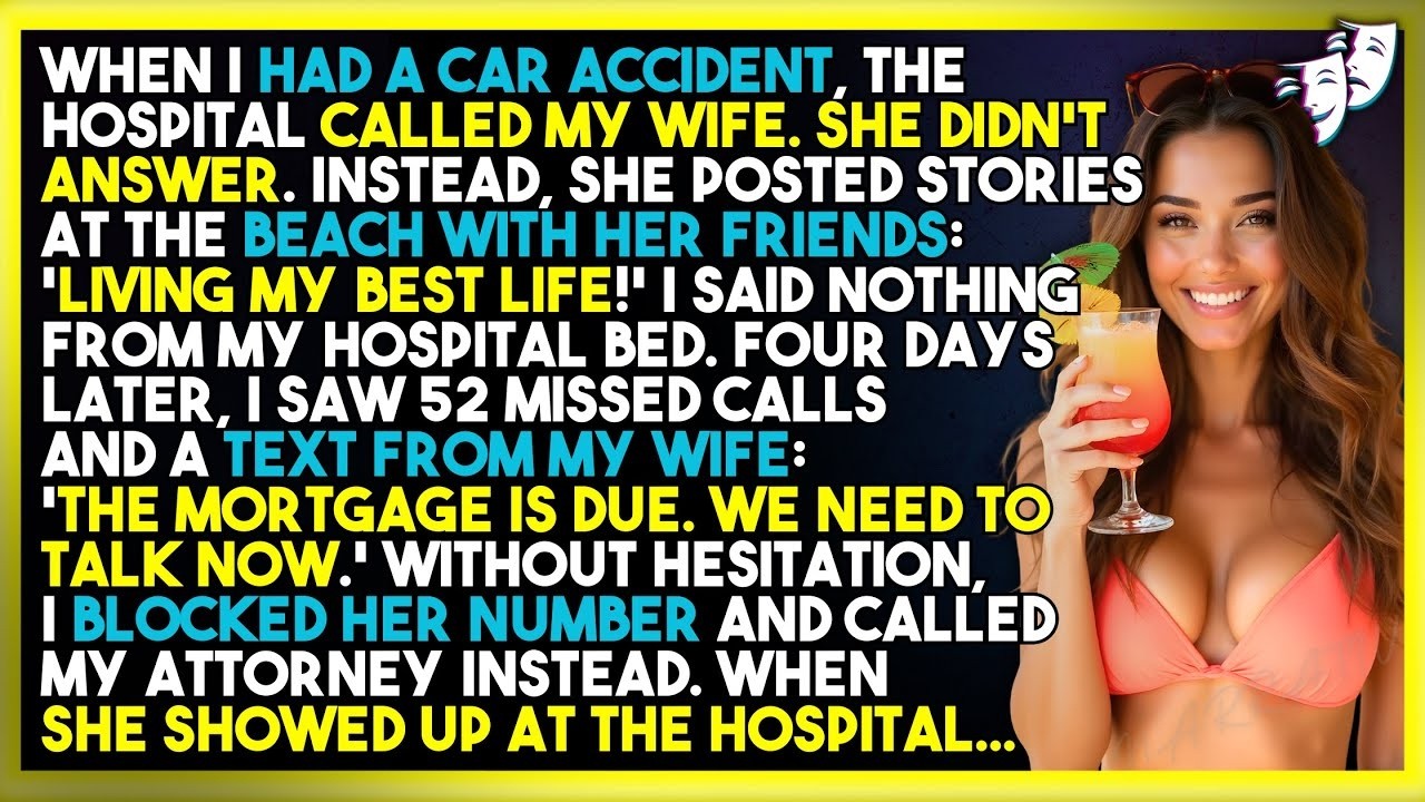 Wife Posted: "Living My Best Life!" While I Lay In A Hospital Bed—Days Later Her Best Life Became...