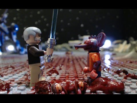 Jukaj kaj Grataj en STAR GORE - (Lego Simpsons Star Wars)