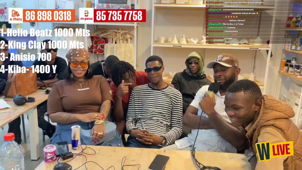 Live com Stefania Leonel, Ivan Cossa, Helio Beatz, Badjero, King Cizzy, M Star, Kong, Mbudzi,Konfuzo